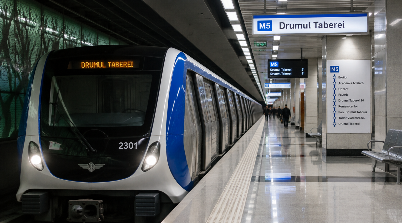 Metrou Drumul Taberei: Ghid complet despre Magistrala 5, stații și rute