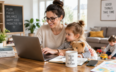 Productivitate cu copii acasă în weekend: 7 strategii eficiente