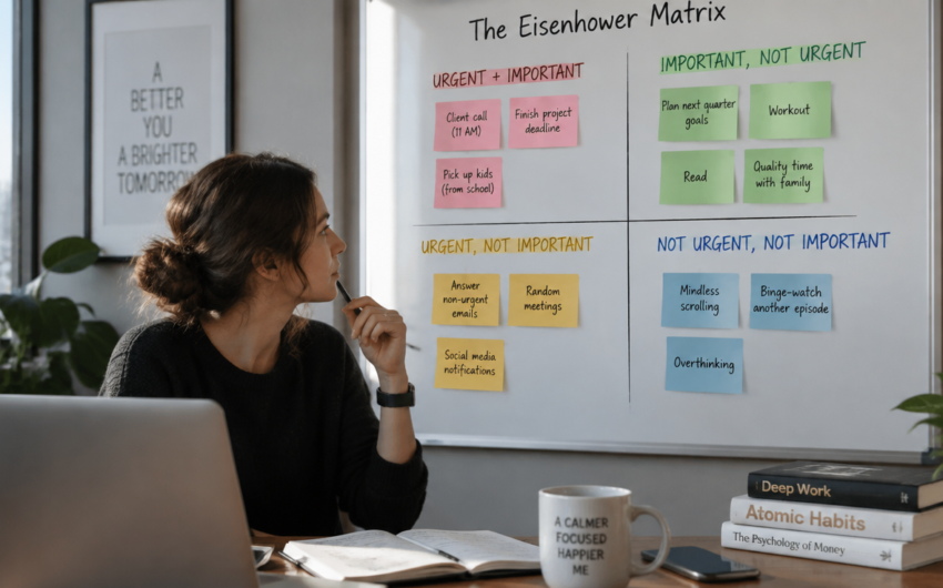 Metoda Eisenhower aplicată la viața reală, nu la exemple de manual