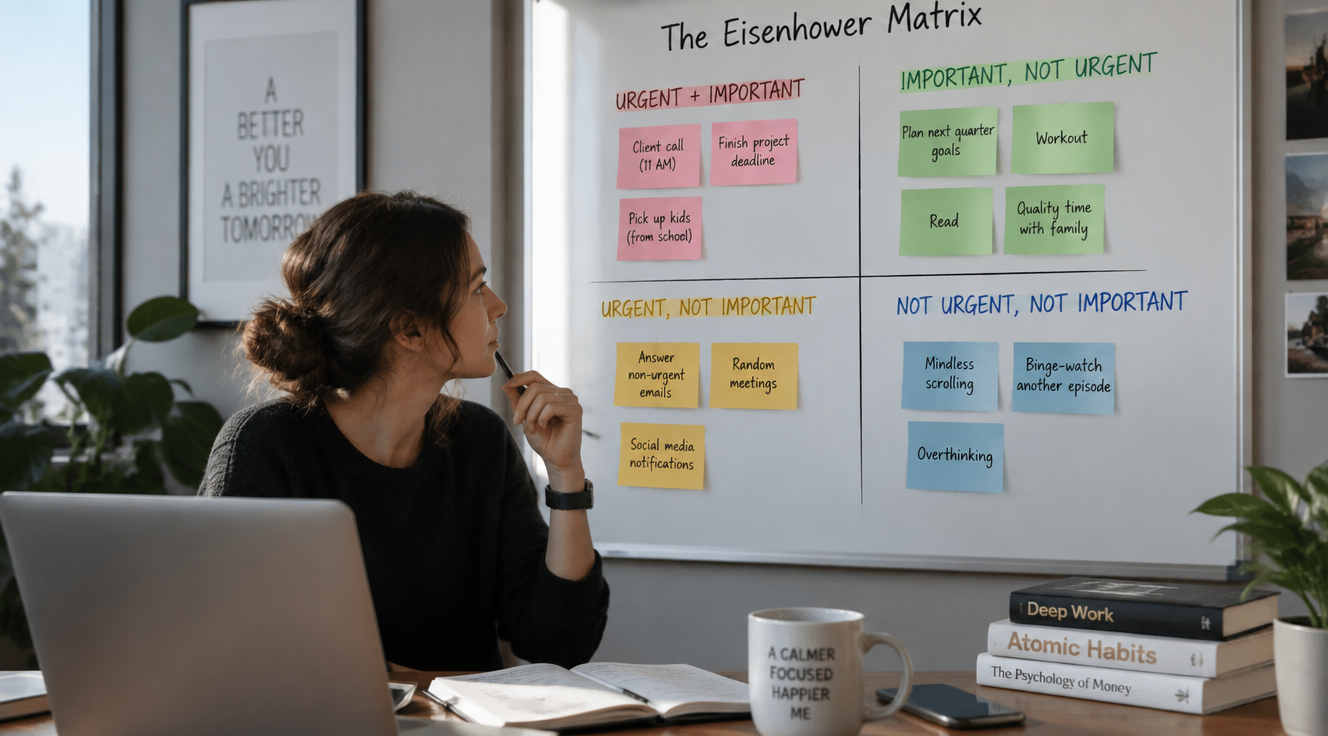 Metoda Eisenhower aplicată la viața reală, nu la exemple de manual