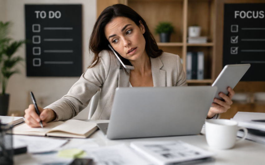 Multitasking te încetinește: ce să faci în loc pentru productivitate