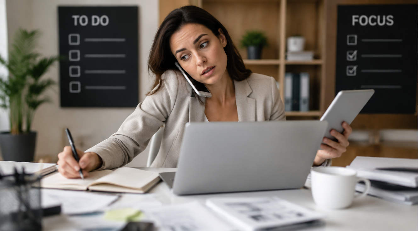 Multitasking te încetinește: ce să faci în loc pentru productivitate